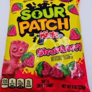 sour patch kids candy – 7.2 8 oz bag strawberry