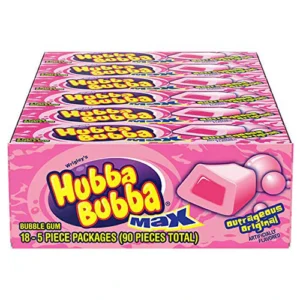 Home Full Width hubba bubba max outrageous original bubble gum – 18 packs of 5 pieces