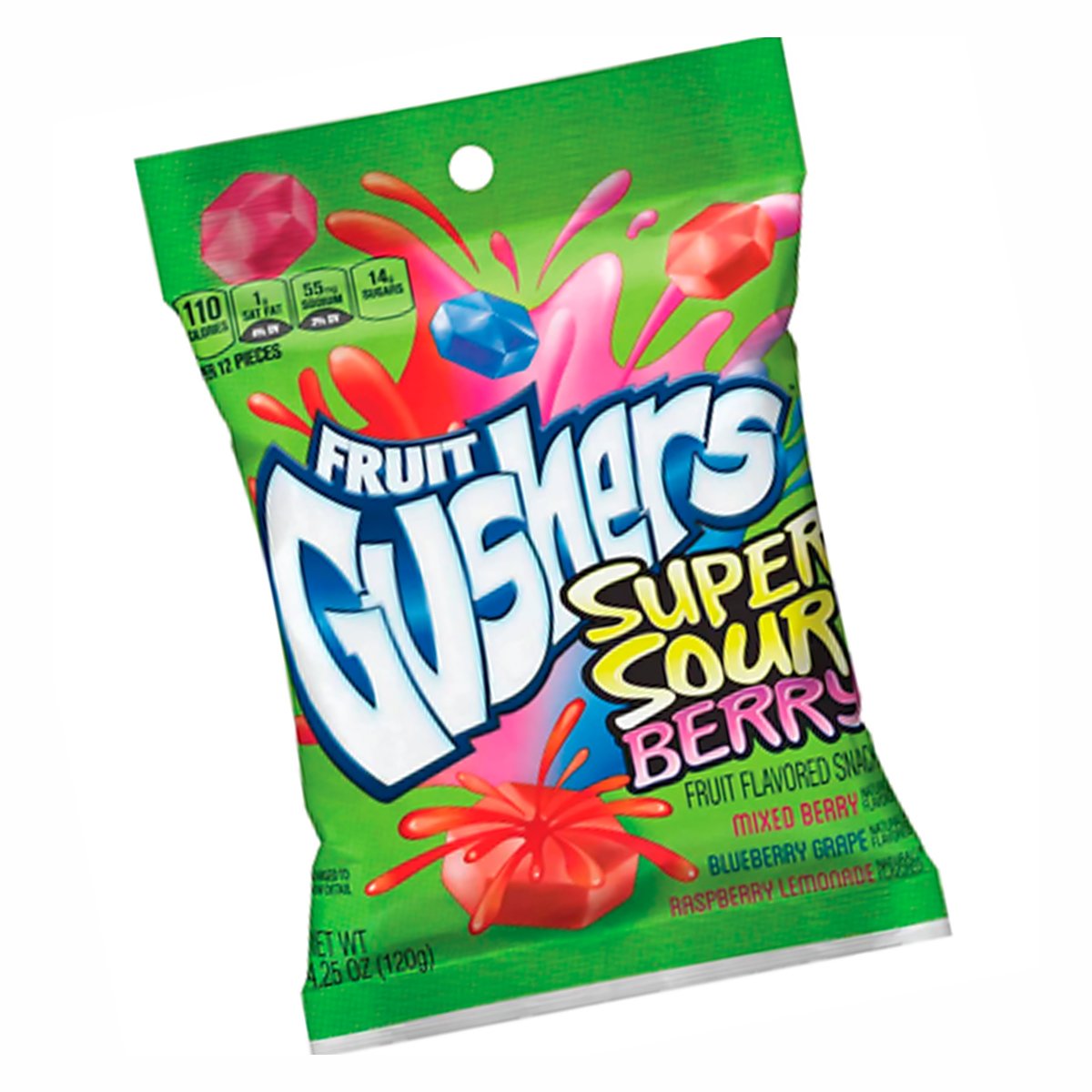 gushers super sour fruit flavored snacks – 8 pouches of 4.25 oz gushers super sour fruit flavored snacks – 8 pouches of 4.25 oz