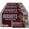 hershey's milk chocolate king size bars – 18 count 2.6 oz each | bulk chocolate candy box