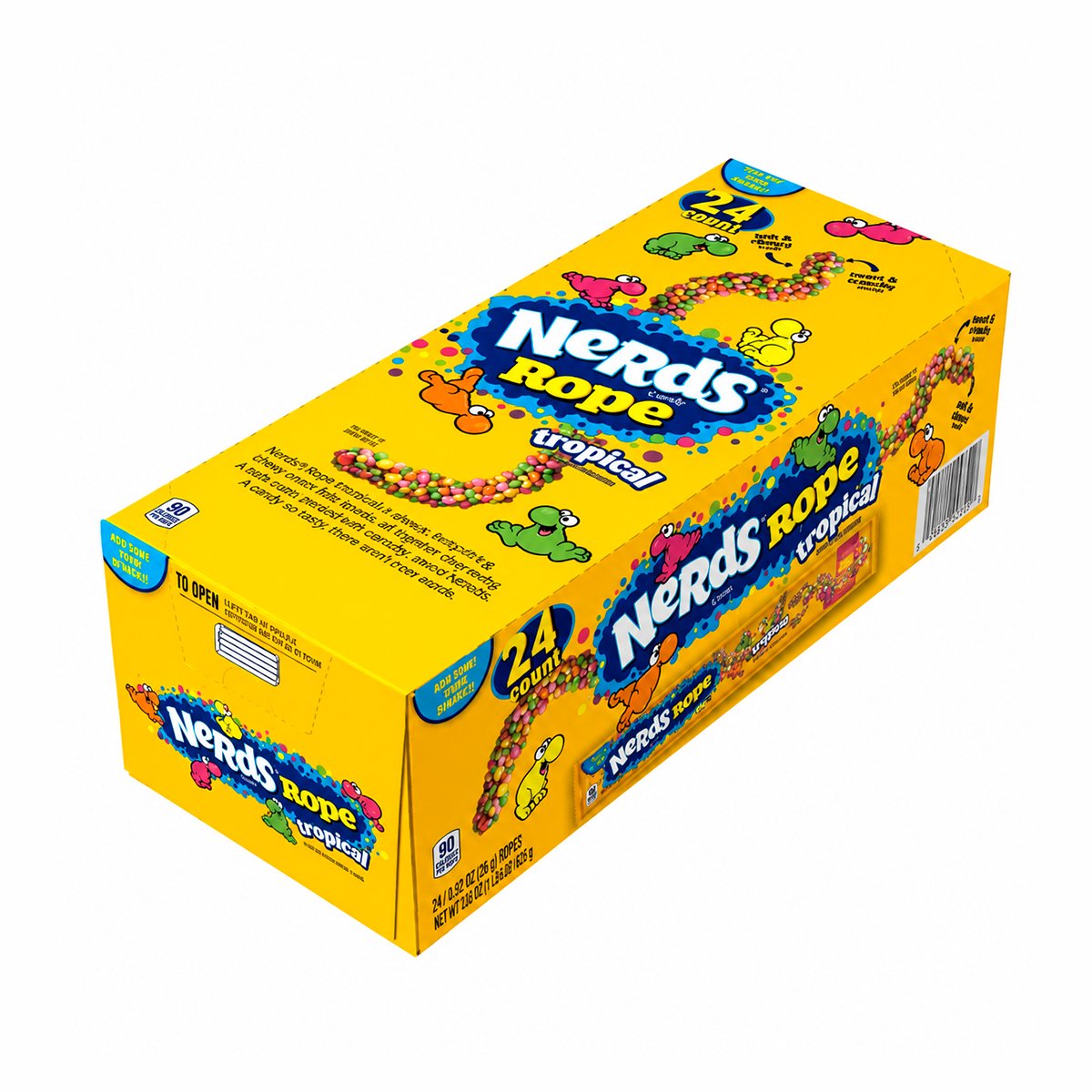 nerds rope tropical candy – 24 count of 0.92 oz
