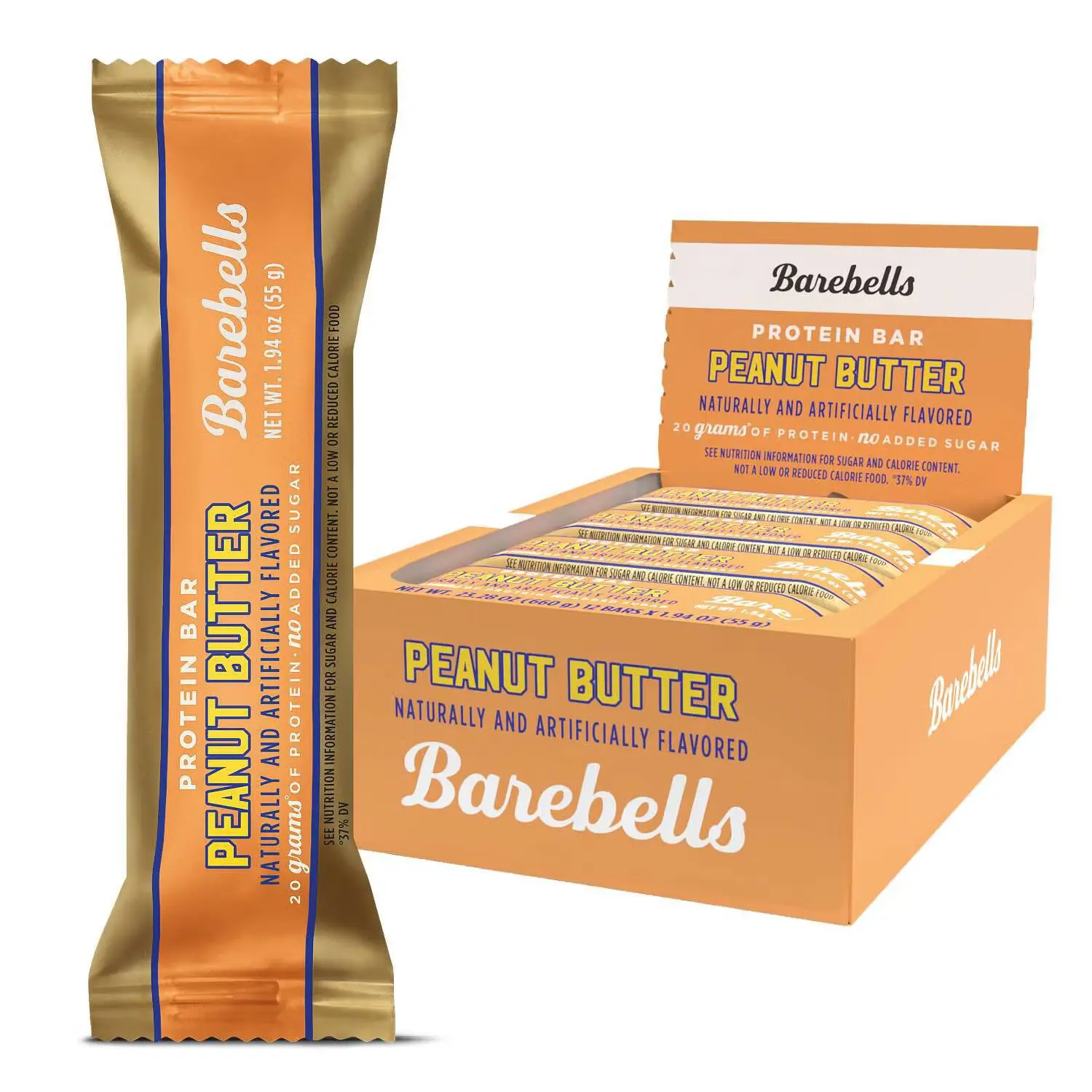 barebells protein bar peanut butter 12ct barebells protein bar peanut butter 12ct